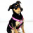 Rogz Нагръдник за кучета с обиколка 23-37 см в черно-бял цвят Jelly Bean